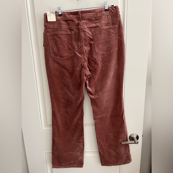 Anthropologie Pilcro Corduroy Pants Size 32T Taupe Dusty Rose NWT - Picture 6 of 6
